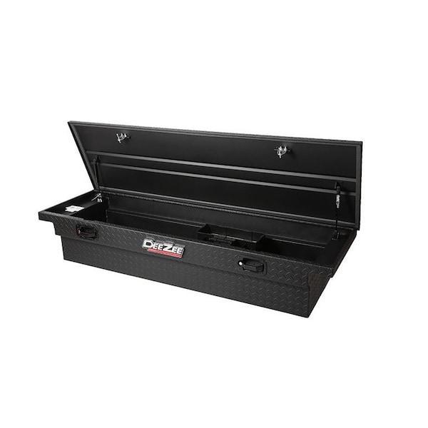 Dee Zee -BKTX/TB RED SERIES PULL HANDLE SINGLE LID FULL SIZE (LOW TEXT BLACK) DZ10170LTB - main